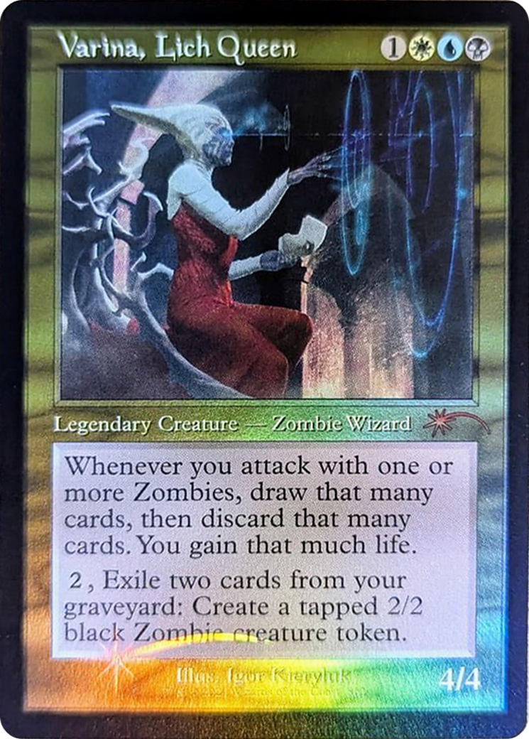 Varina, Lich Queen (Retro Frame) [Secret Lair Drop Series] | Enigma On Main