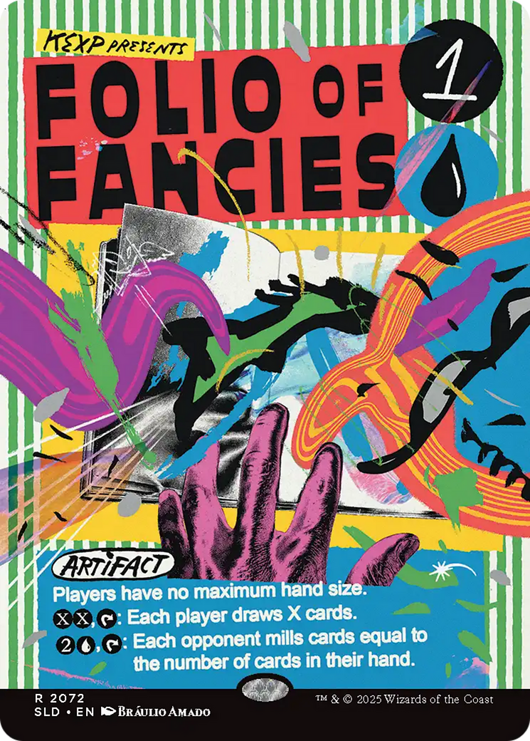 Folio of Fancies (Rainbow Foil) [Secret Lair Drop Series] | Enigma On Main