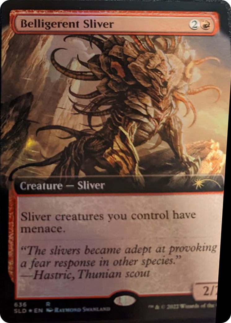 Belligerent Sliver (Extended Art) [Secret Lair Drop Series] | Enigma On Main