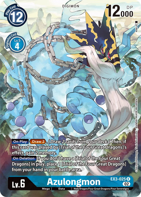 Azulongmon [EX3-025] (Alternate Art) [Draconic Roar] | Enigma On Main