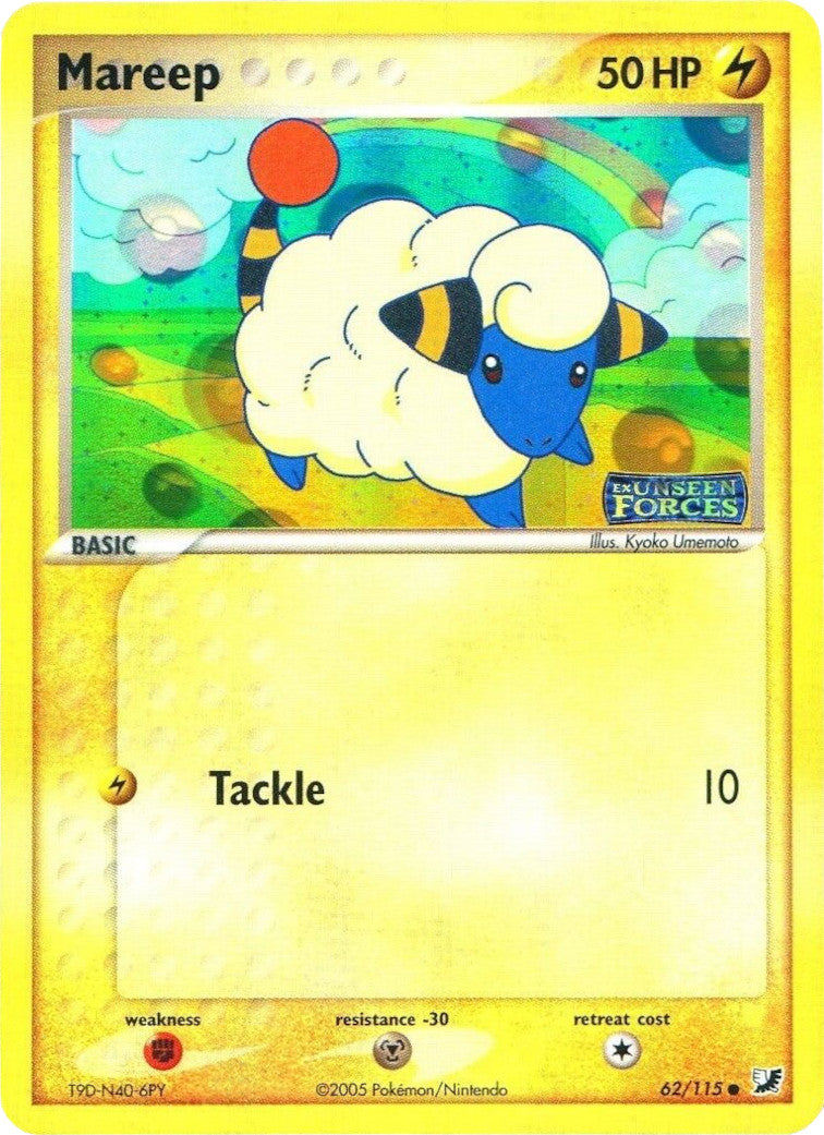 Mareep (62/115) (Stamped) [EX: Unseen Forces] | Enigma On Main