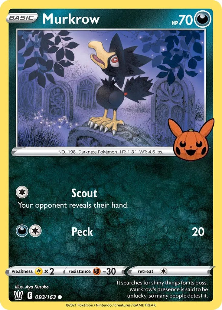 Murkrow (093/163) [Trick or Trade] | Enigma On Main