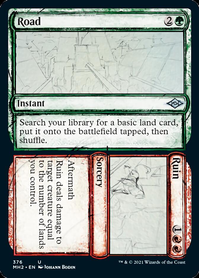 Road // Ruin (Sketch) [Modern Horizons 2] | Enigma On Main