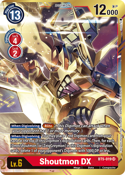 Shoutmon DX [BT5-019] (Alternate Art) [Battle of Omni] | Enigma On Main