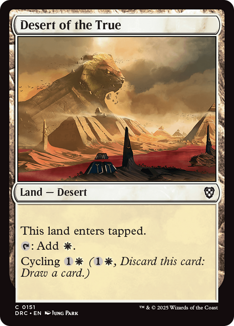 Desert of the True [Aetherdrift Commander] | Enigma On Main