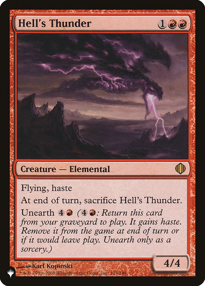 Hell's Thunder [The List] | Enigma On Main