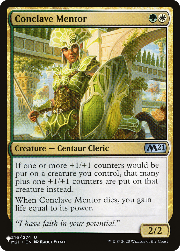 Conclave Mentor [The List Reprints] | Enigma On Main