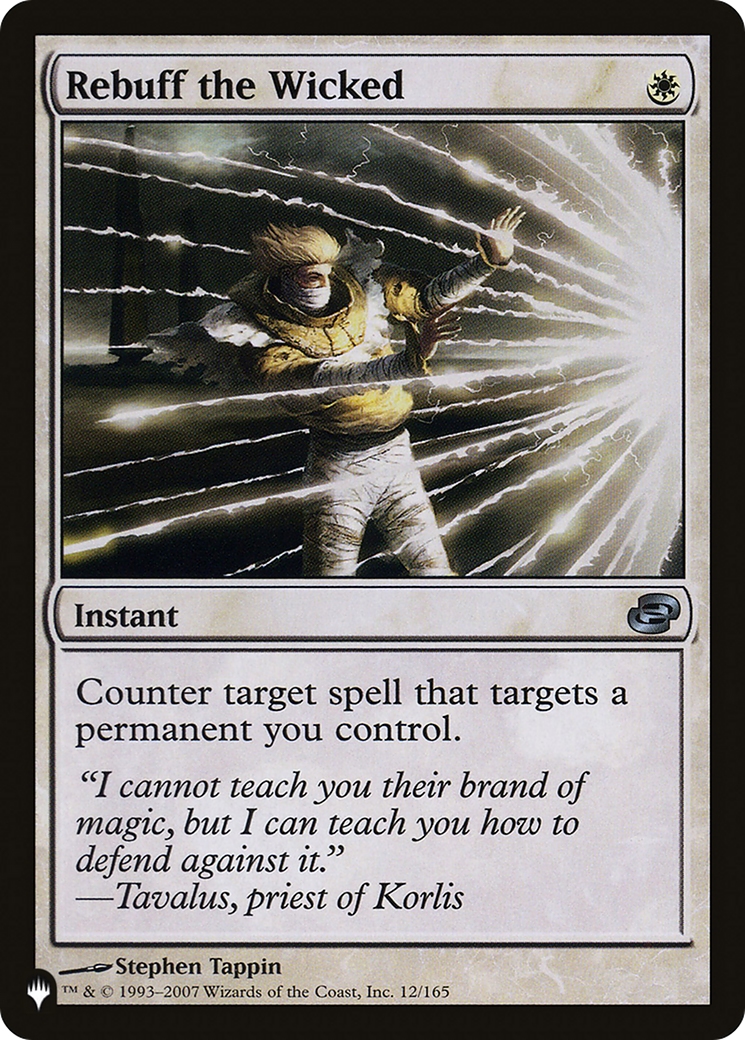 Rebuff the Wicked [The List] | Enigma On Main