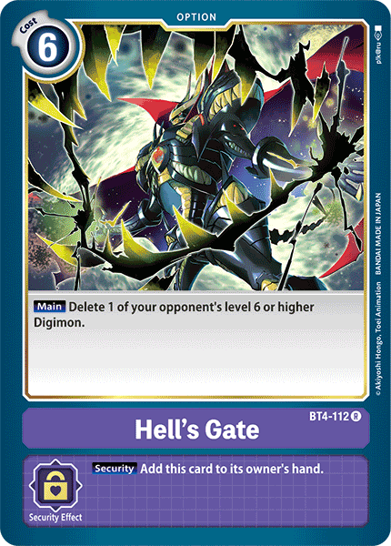 Hell's Gate [BT4-112] [Great Legend] | Enigma On Main