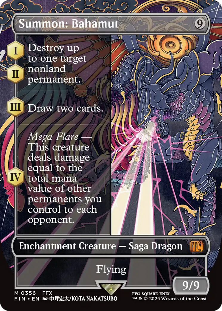 Summon: Bahamut (Borderless) [FINAL FANTASY] | Enigma On Main