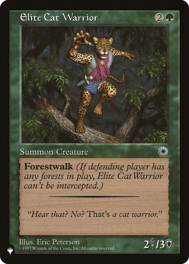 Elite Cat Warrior (Flavor Text) [The List] | Enigma On Main