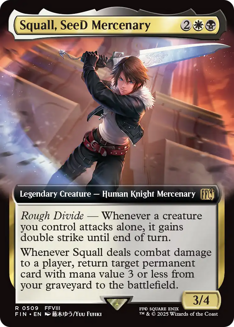 Squall, SeeD Mercenary (Extended Art) [FINAL FANTASY] | Enigma On Main