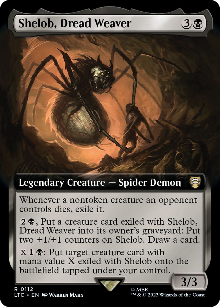 Shelob, Dread Weaver (Extended Art) [The Lord of the Rings: Tales of Middle-Earth Commander] | Enigma On Main