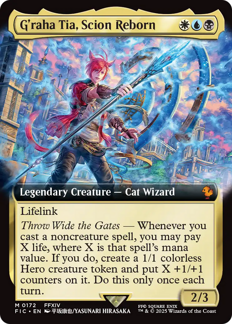 G'raha Tia, Scion Reborn (Extended Art) [FINAL FANTASY Commander] | Enigma On Main