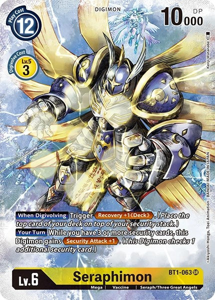 Seraphimon [BT1-063] (Alternate Art) [Dimensional Phase] | Enigma On Main