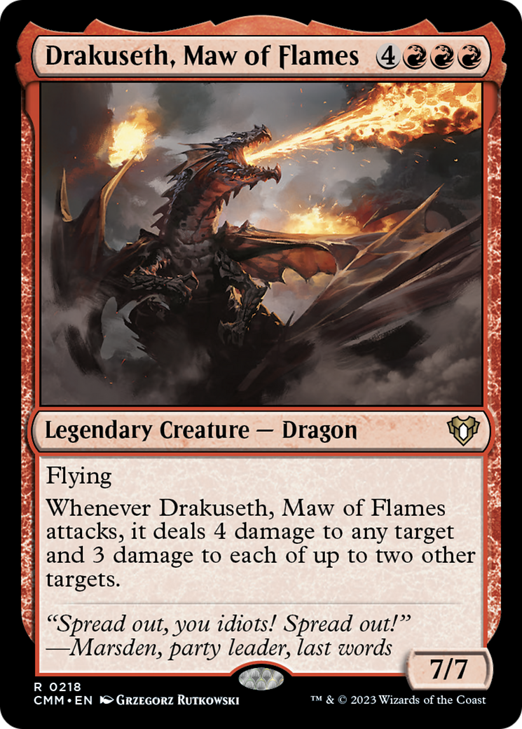 Drakuseth, Maw of Flames [Commander Masters] | Enigma On Main