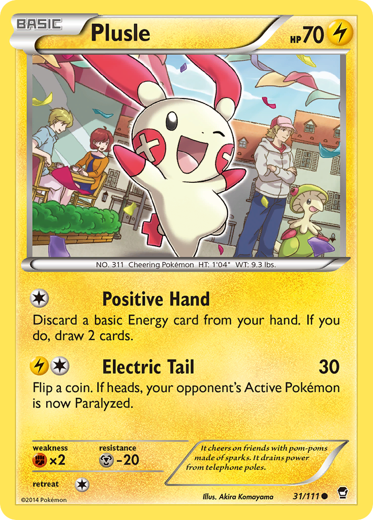 Plusle (31/111) [XY: Furious Fists] | Enigma On Main