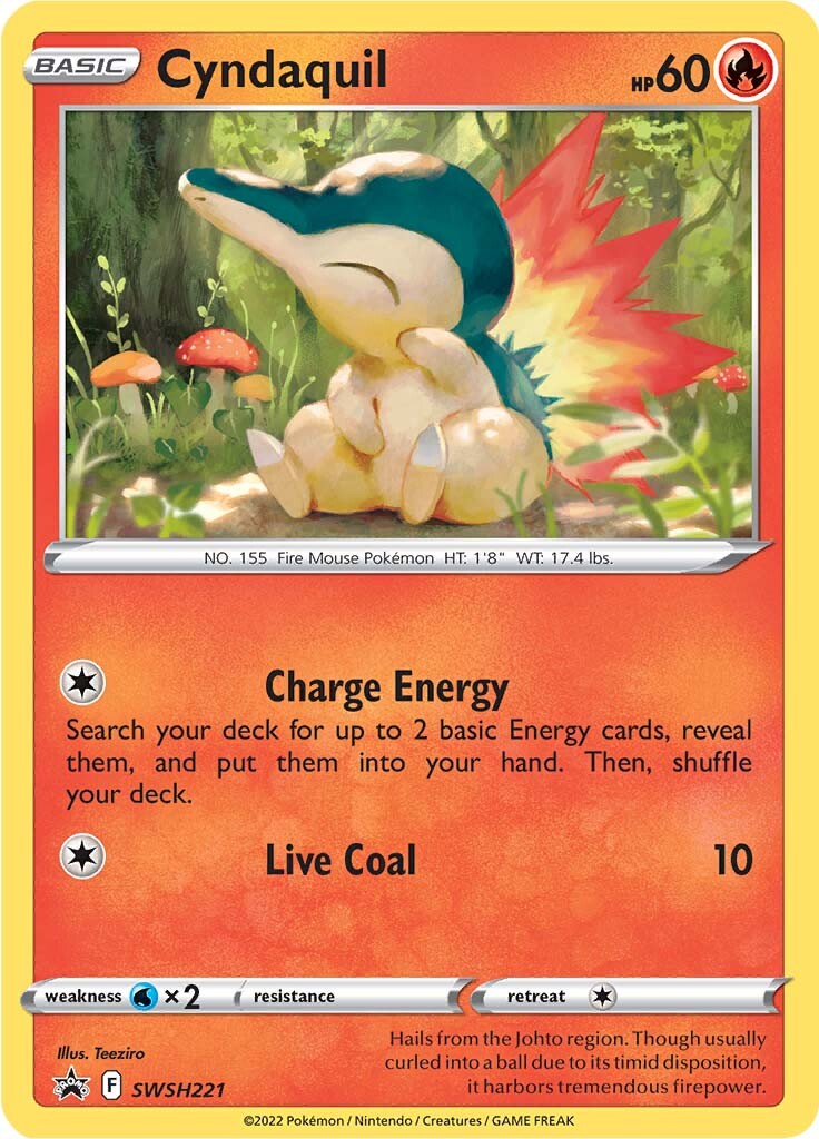 Cyndaquil (SWSH221) [Sword & Shield: Black Star Promos] | Enigma On Main