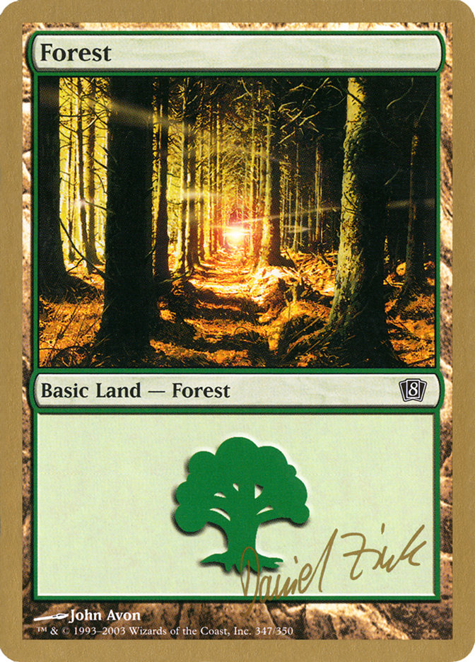 Forest (dz347) (Daniel Zink) [World Championship Decks 2003] | Enigma On Main