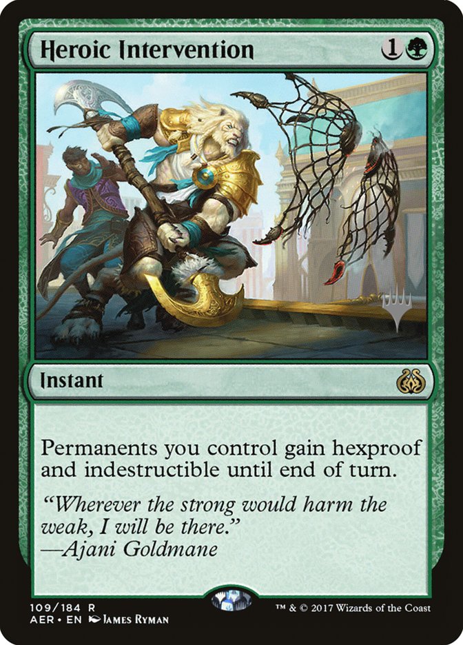 Heroic Intervention (Promo Pack) [Aether Revolt Promos] | Enigma On Main