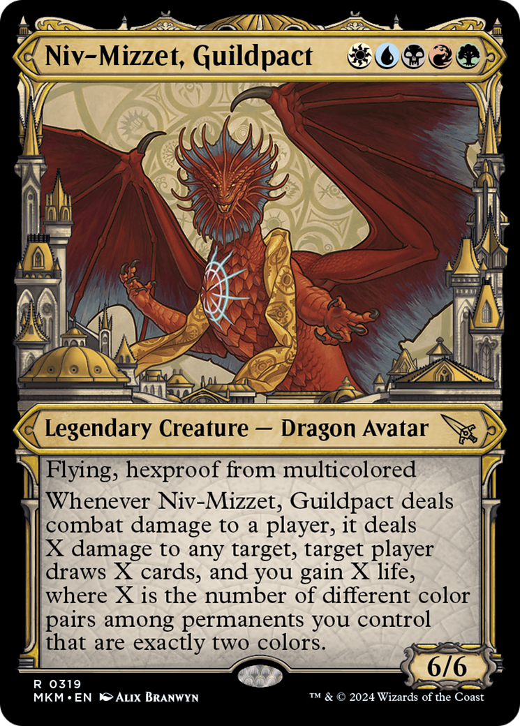 Niv-Mizzet, Guildpact (Showcase) (319) [Murders at Karlov Manor] | Enigma On Main