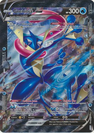 Greninja V-Union (Jumbo Card) [Sword & Shield: Black Star Promos] | Enigma On Main