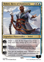 Teferi, Hero of Dominaria (White Border) [Mystery Booster 2] | Enigma On Main