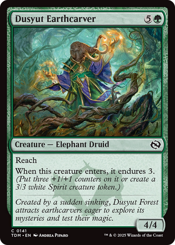 Dusyut Earthcarver [Tarkir: Dragonstorm] | Enigma On Main