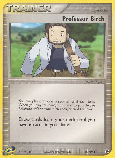 Professor Birch (89/109) [EX: Ruby & Sapphire] | Enigma On Main