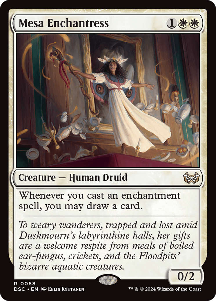 Mesa Enchantress [Duskmourn: House of Horror Commander] | Enigma On Main