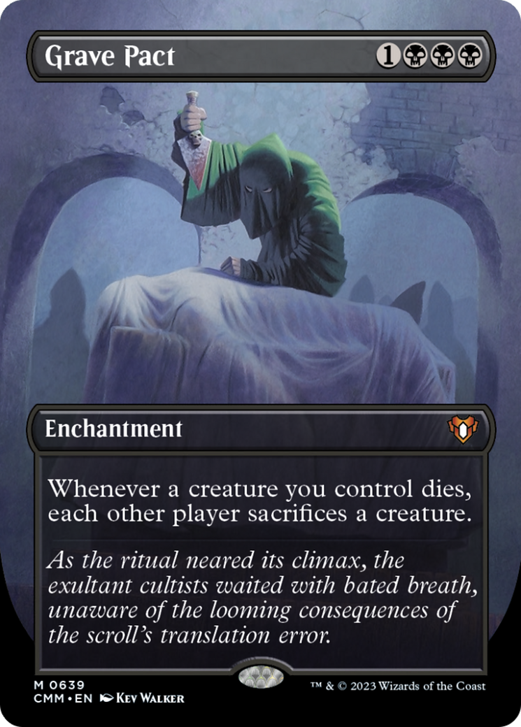 Grave Pact (Borderless Alternate Art) [Commander Masters] | Enigma On Main