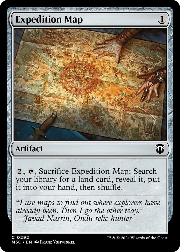 Expedition Map (Ripple Foil) [Modern Horizons 3 Commander] | Enigma On Main