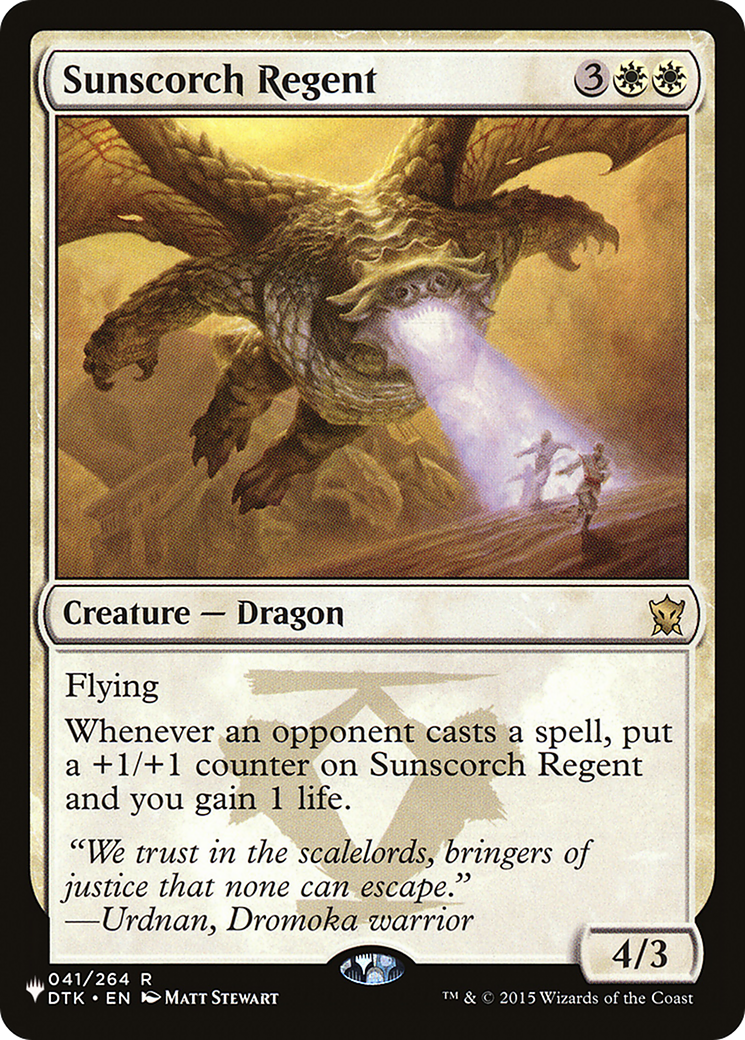 Sunscorch Regent [The List] | Enigma On Main