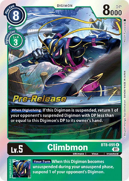 Climbmon [BT8-055] [New Awakening Pre-Release Cards] | Enigma On Main