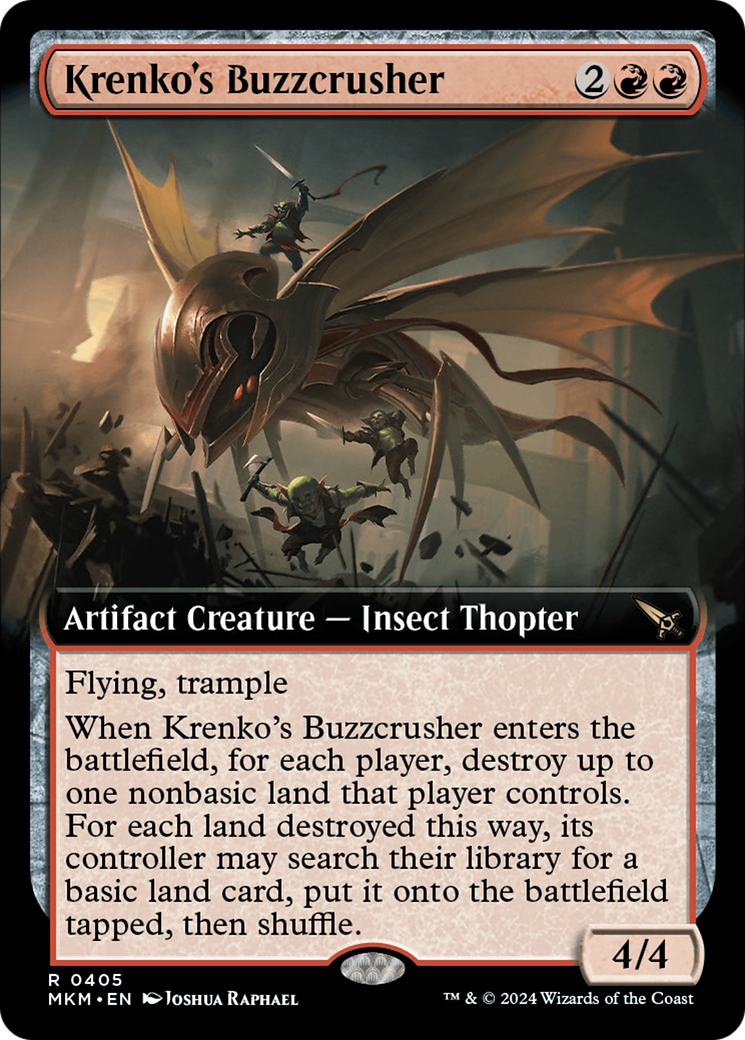 Krenko's Buzzcrusher (Extended Art) [Murders at Karlov Manor] | Enigma On Main