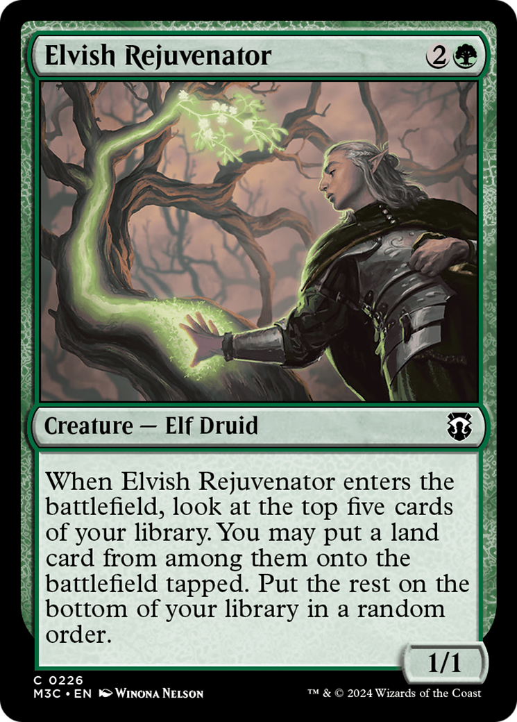 Elvish Rejuvenator (Ripple Foil) [Modern Horizons 3 Commander] | Enigma On Main