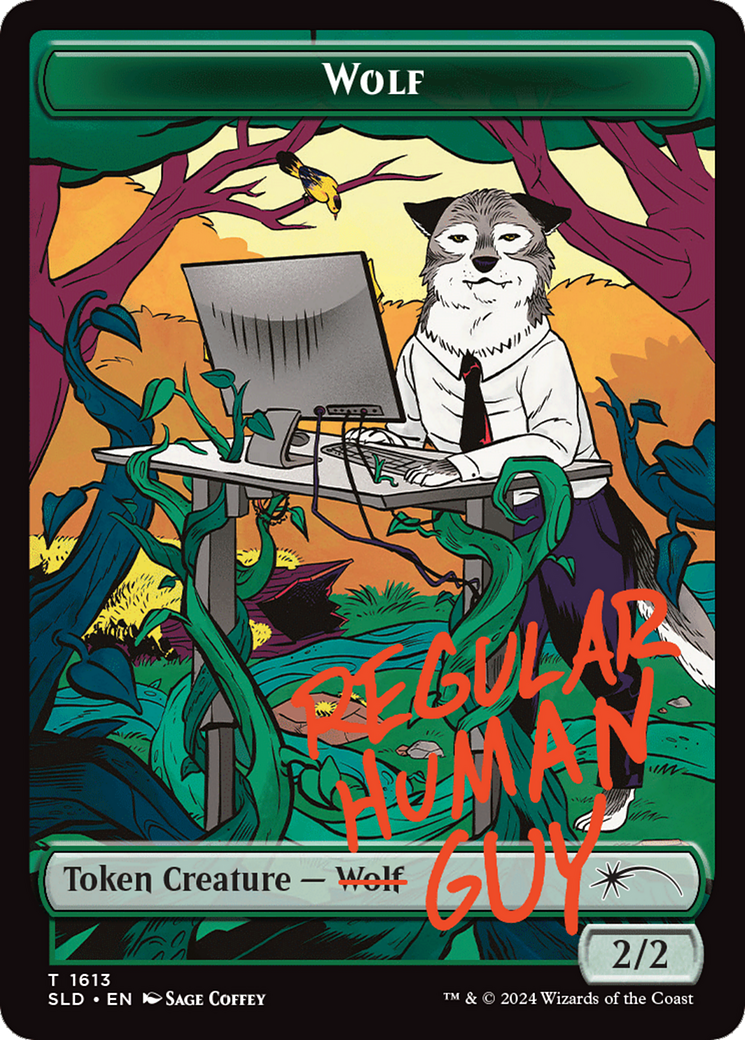 Wolf Token [Secret Lair Drop Series] | Enigma On Main