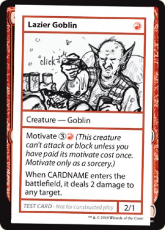 Lazier Goblin (2021 Edition) [Mystery Booster Playtest Cards] | Enigma On Main
