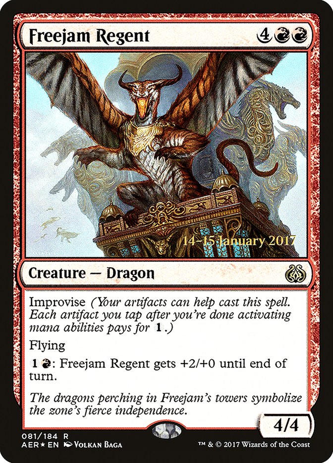 Freejam Regent [Aether Revolt Prerelease Promos] | Enigma On Main