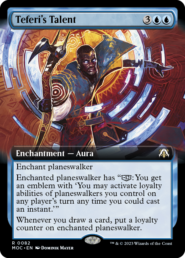 Teferi's Talent (Extended Art) [March of the Machine Commander] | Enigma On Main