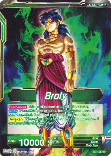 Broly // Broly, The Legendary Super Saiyan (Collector's Selection Vol. 1) (BT1-057) [Promotion Cards] | Enigma On Main