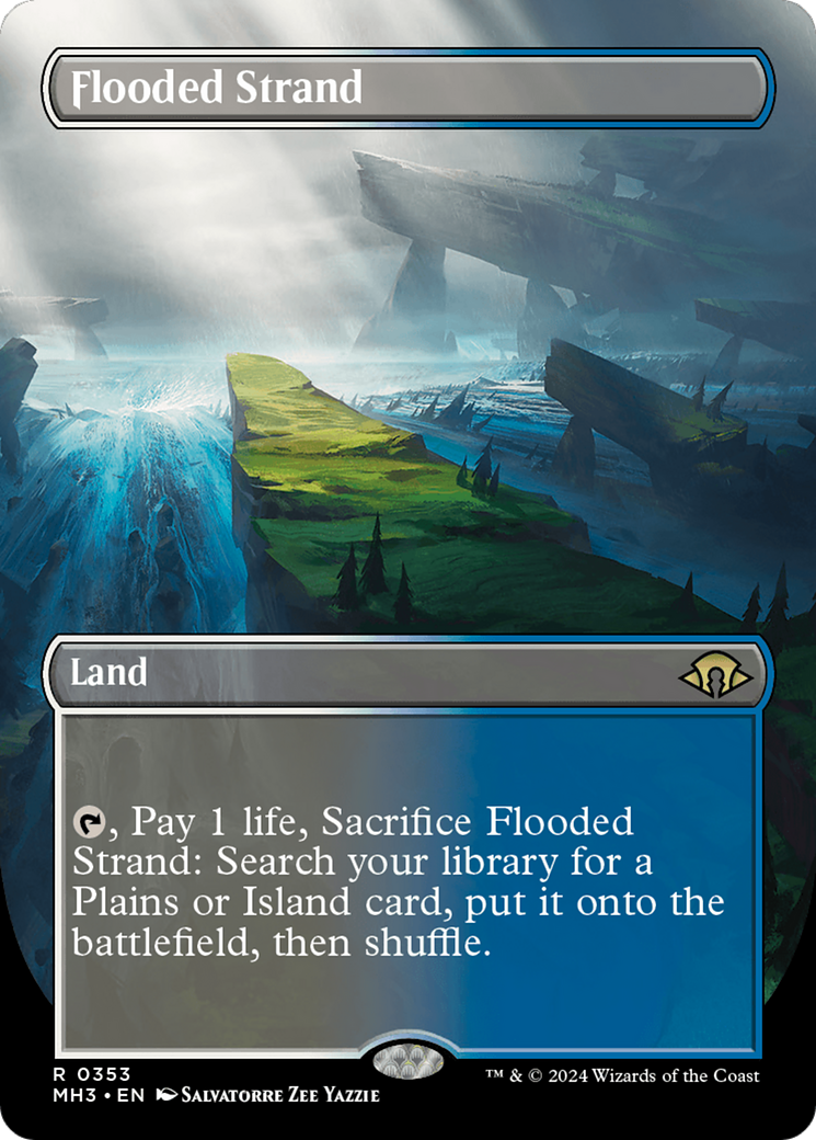 Flooded Strand (Borderless) [Modern Horizons 3] | Enigma On Main