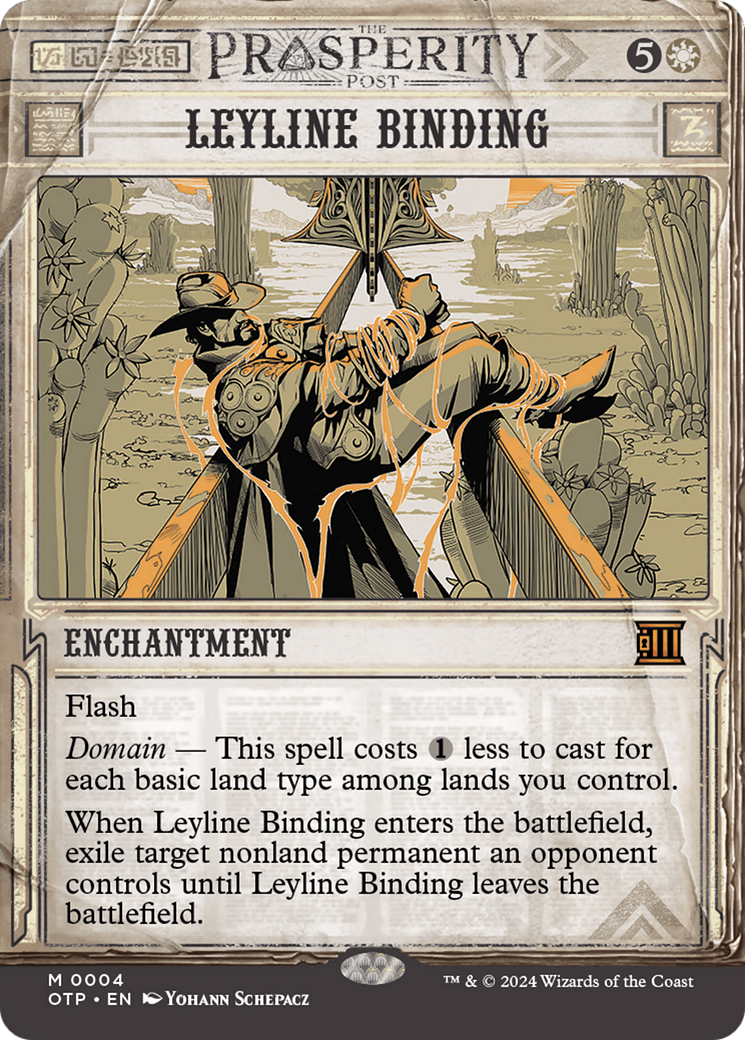 Leyline Binding [Outlaws of Thunder Junction: Breaking News] | Enigma On Main