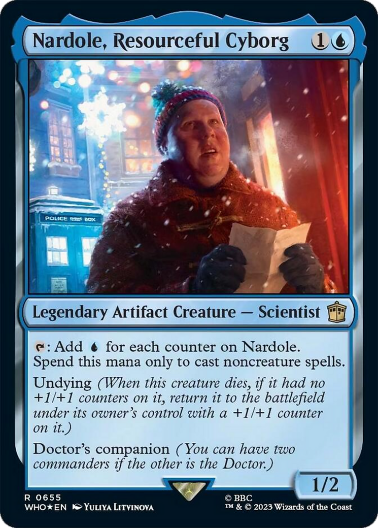 Nardole, Resourceful Cyborg (Surge Foil) [Doctor Who] | Enigma On Main