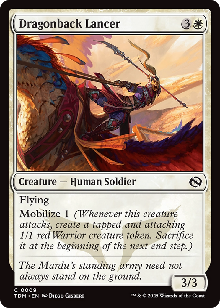Dragonback Lancer [Tarkir: Dragonstorm] | Enigma On Main