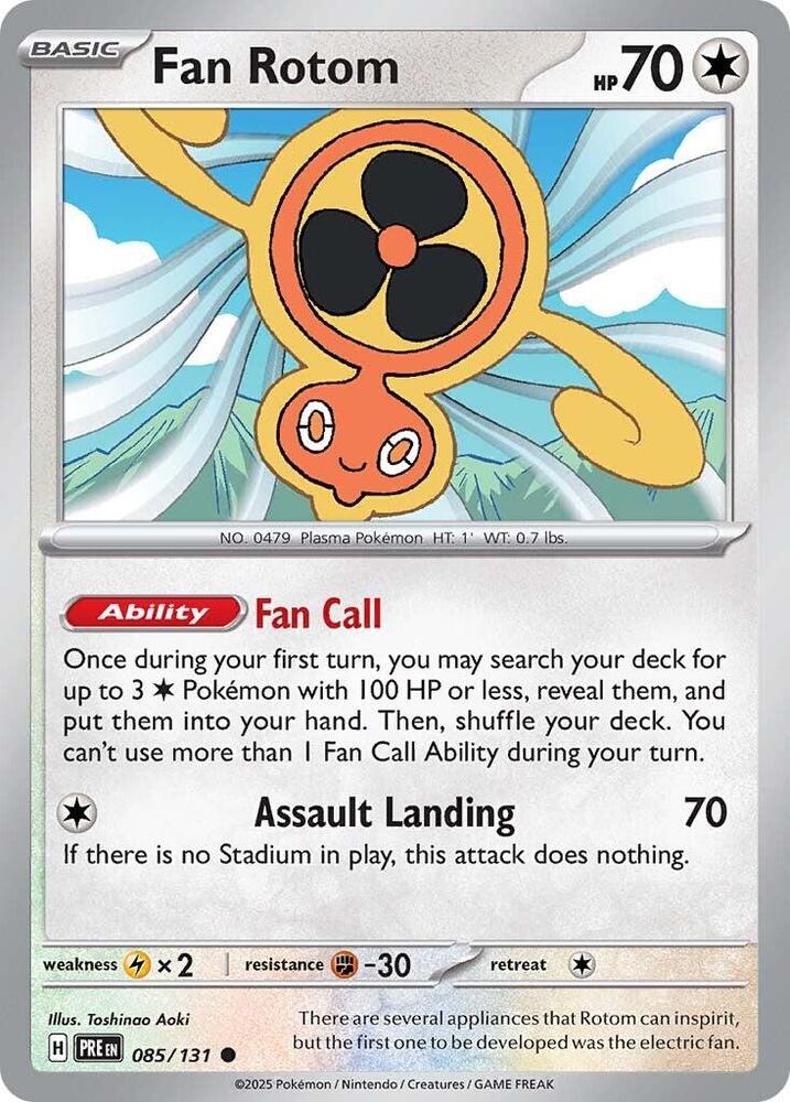 Fan Rotom (085/131) [Scarlet & Violet: Prismatic Evolutions] | Enigma On Main