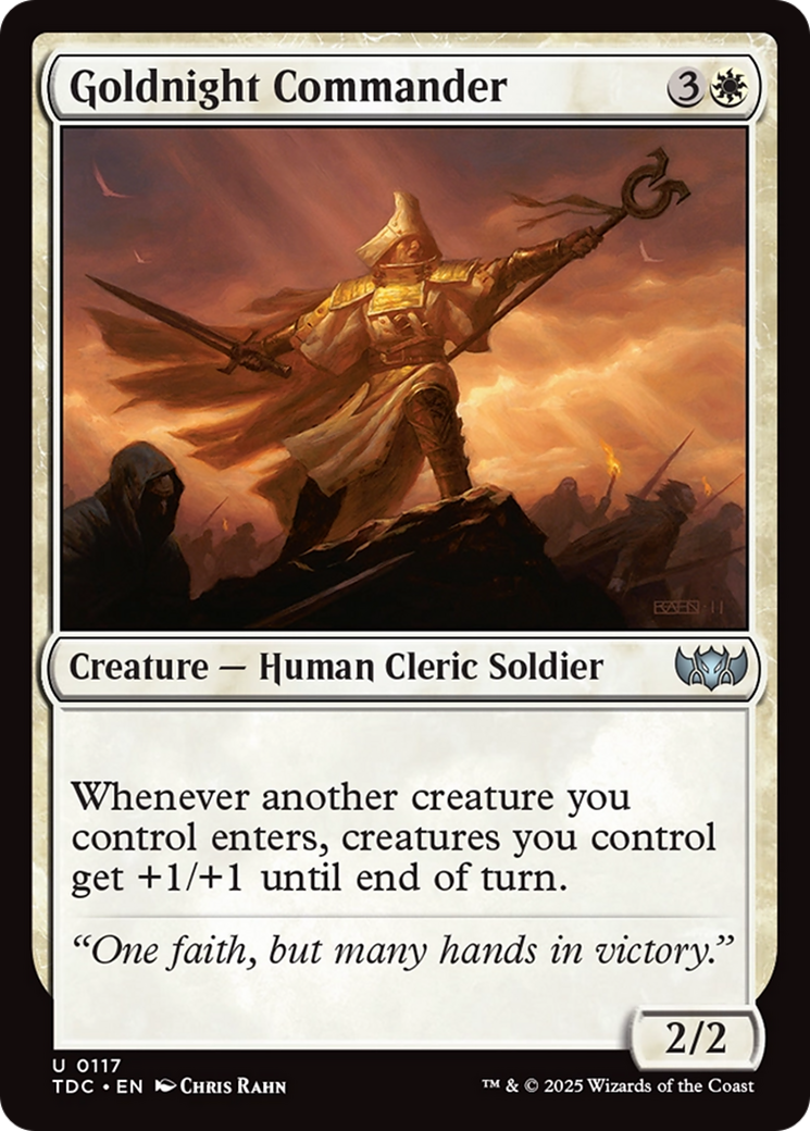 Goldnight Commander [Tarkir: Dragonstorm Commander] | Enigma On Main