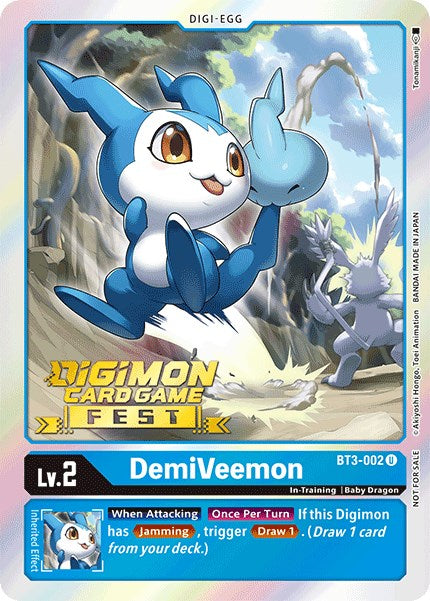 DemiVeemon [BT3-002] (Digimon Card Game Fest 2022) [Release Special Booster Promos] | Enigma On Main