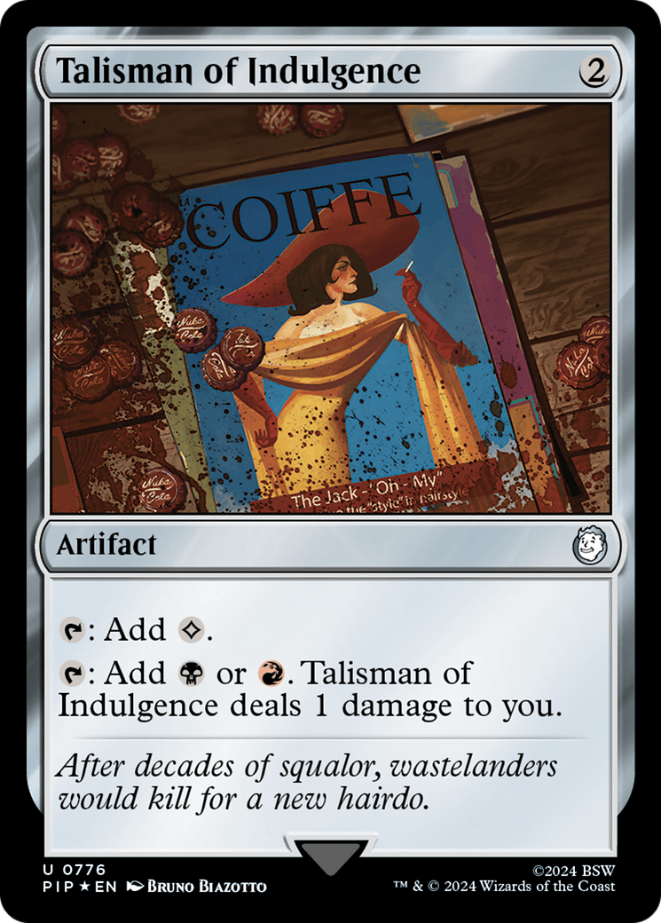 Talisman of Indulgence (Surge Foil) [Fallout] | Enigma On Main