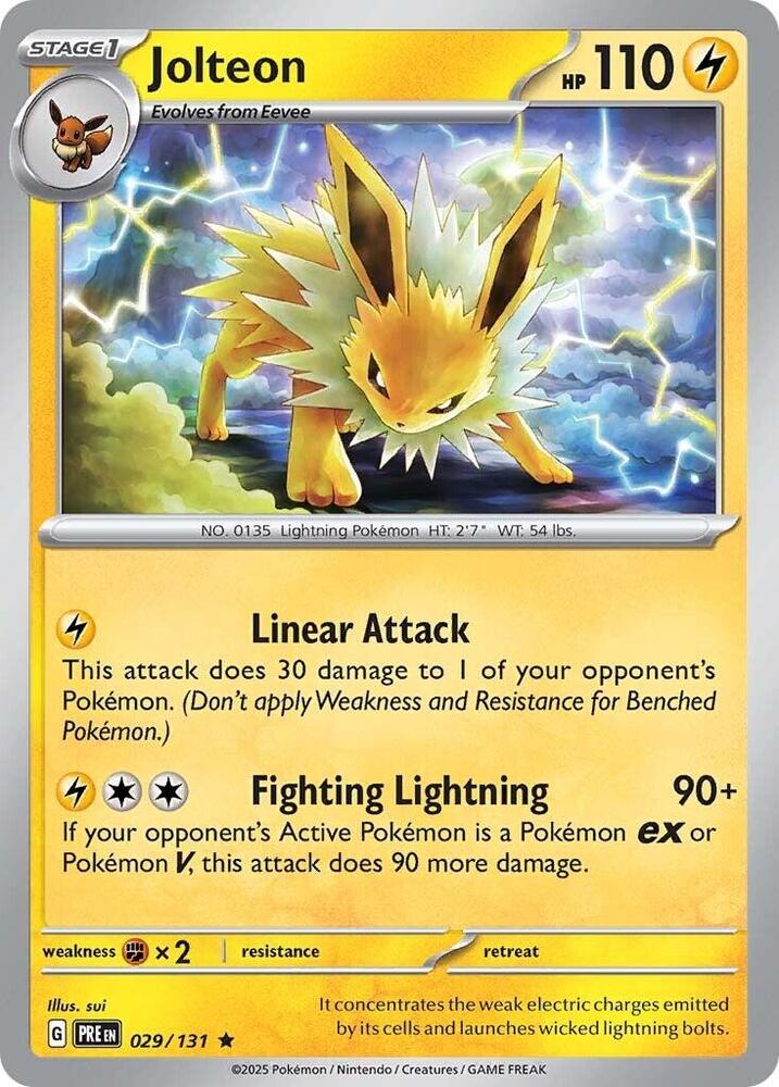 Jolteon (029/131) [Scarlet & Violet: Prismatic Evolutions] | Enigma On Main